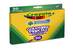 Crayola 50 Coloured Pencils